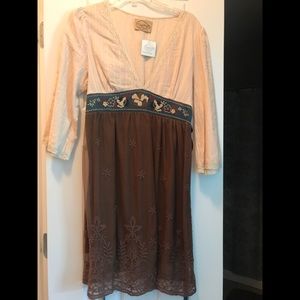 Brand new with tags Dejavu brown dress